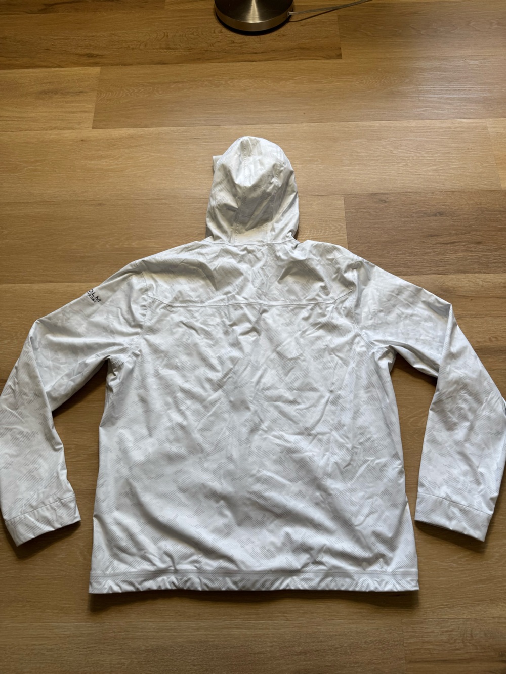 Peter Millar White Hooded Windbreaker Jacket - Picture 11 of 11